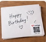 Greeting card carrying a LinkTag