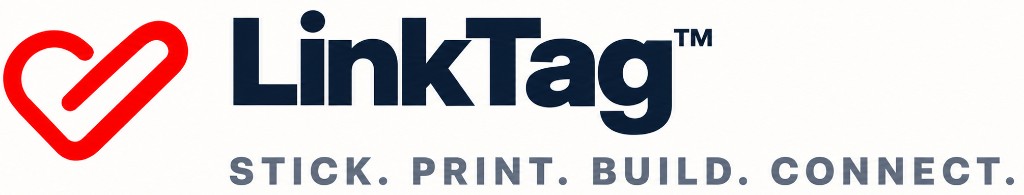 LinkTag — Stick. Print. Build. Connect.
